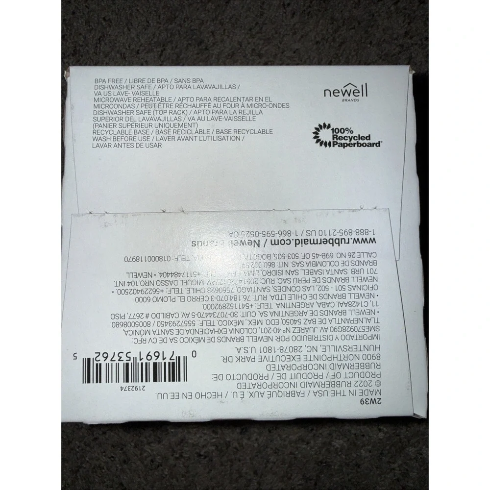 Rubbermaid sets takealongs